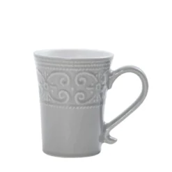 Abby Gray 16 Piece Dinnerware Set, Service for 4