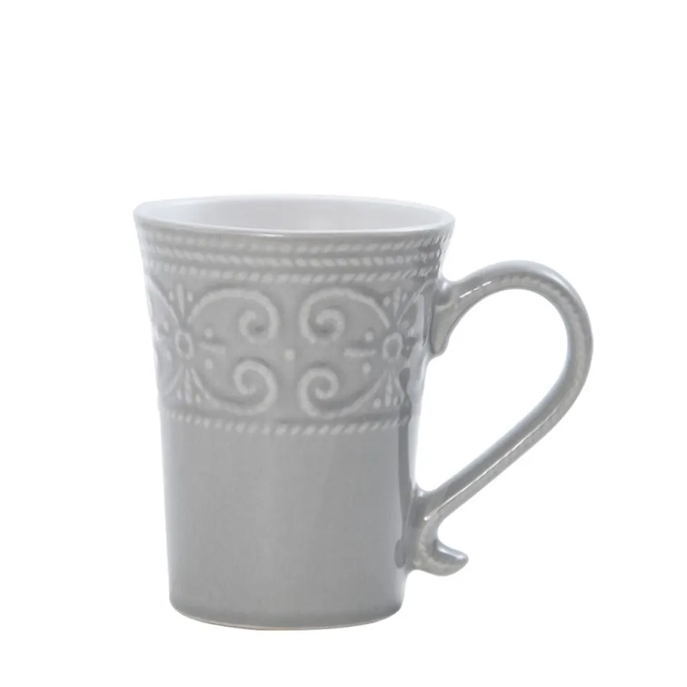 Abby Gray 16 Piece Dinnerware Set, Service for 4