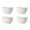 Abby White 16 Piece Dinnerware Set, Service for 4