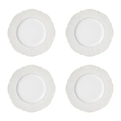 Abby White 16 Piece Dinnerware Set, Service for 4