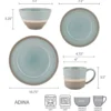 Adina 16 Piece Dinnerware Set, Service for 4