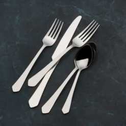 Almond 20 Piece Flatware Set, Service for 4