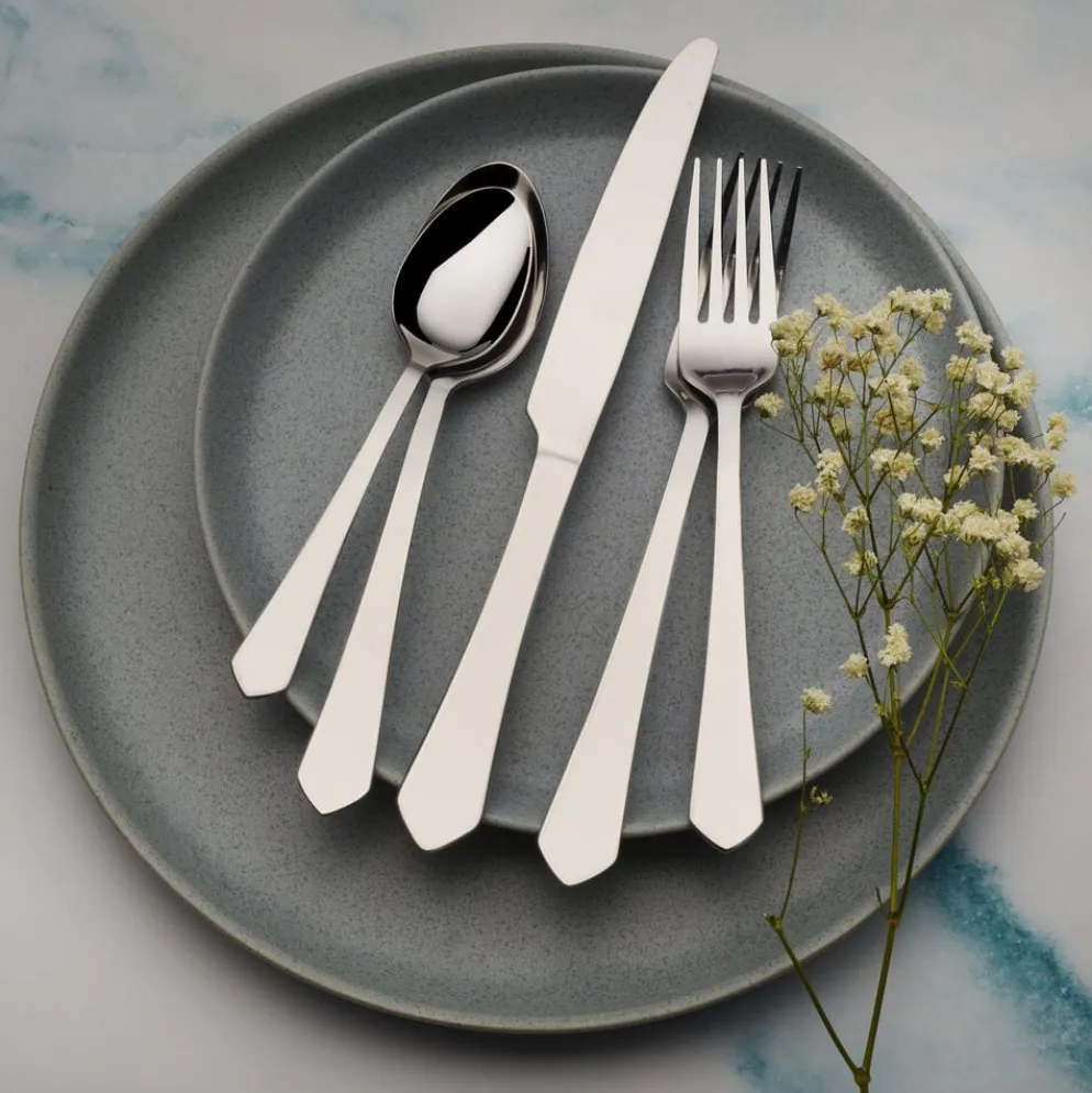 Almond 20 Piece Flatware Set, Service for 4