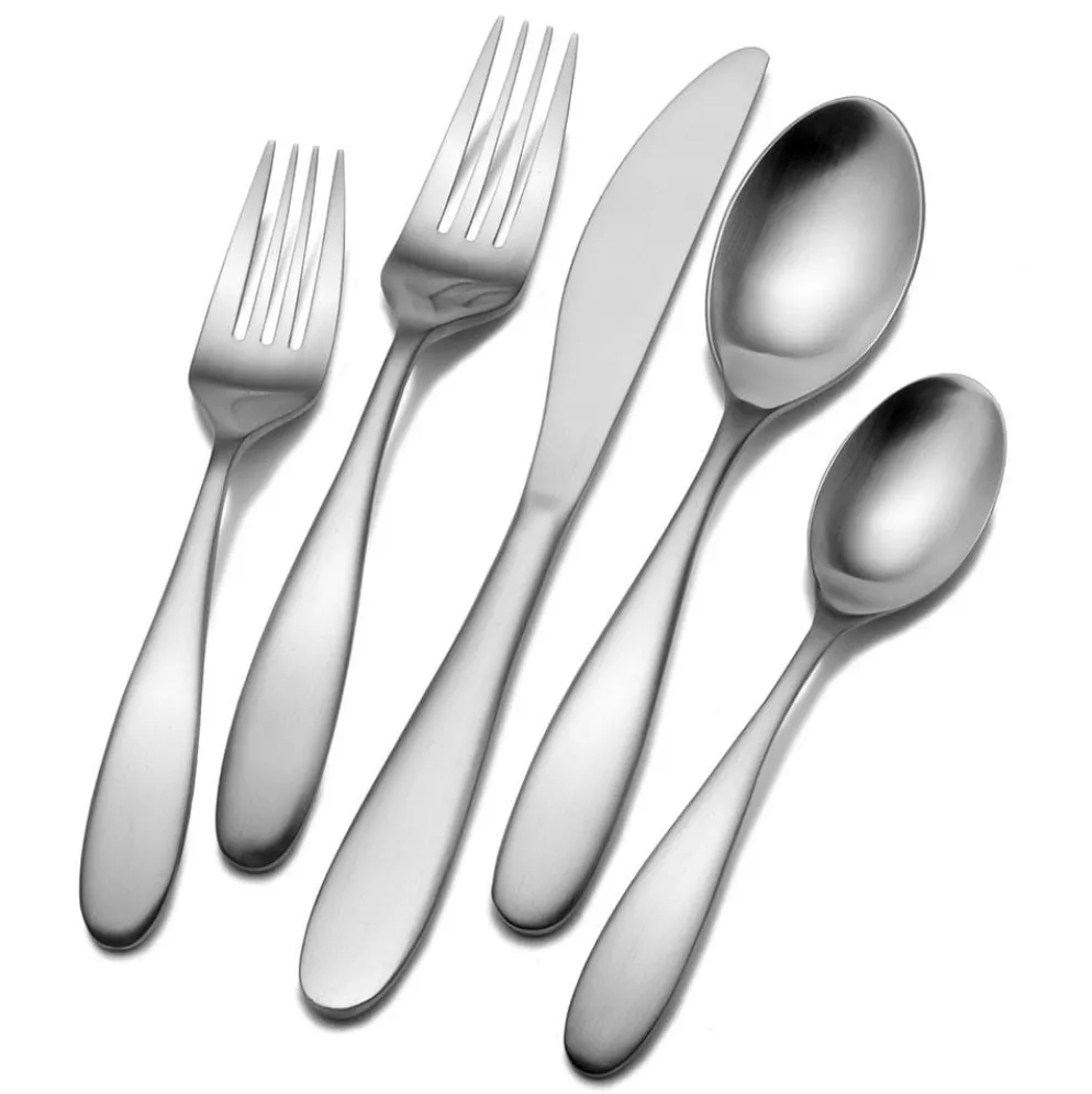 Alpine Forged 42 Piece Flatware Set, Service for 8
