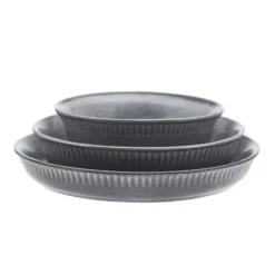 Amara Slate 6 Piece Dinnerware Bowl Set, Service for 2