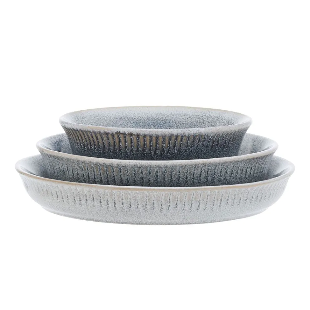 Amara Smoke 6 Piece Dinnerware Bowl Set, Service for 2