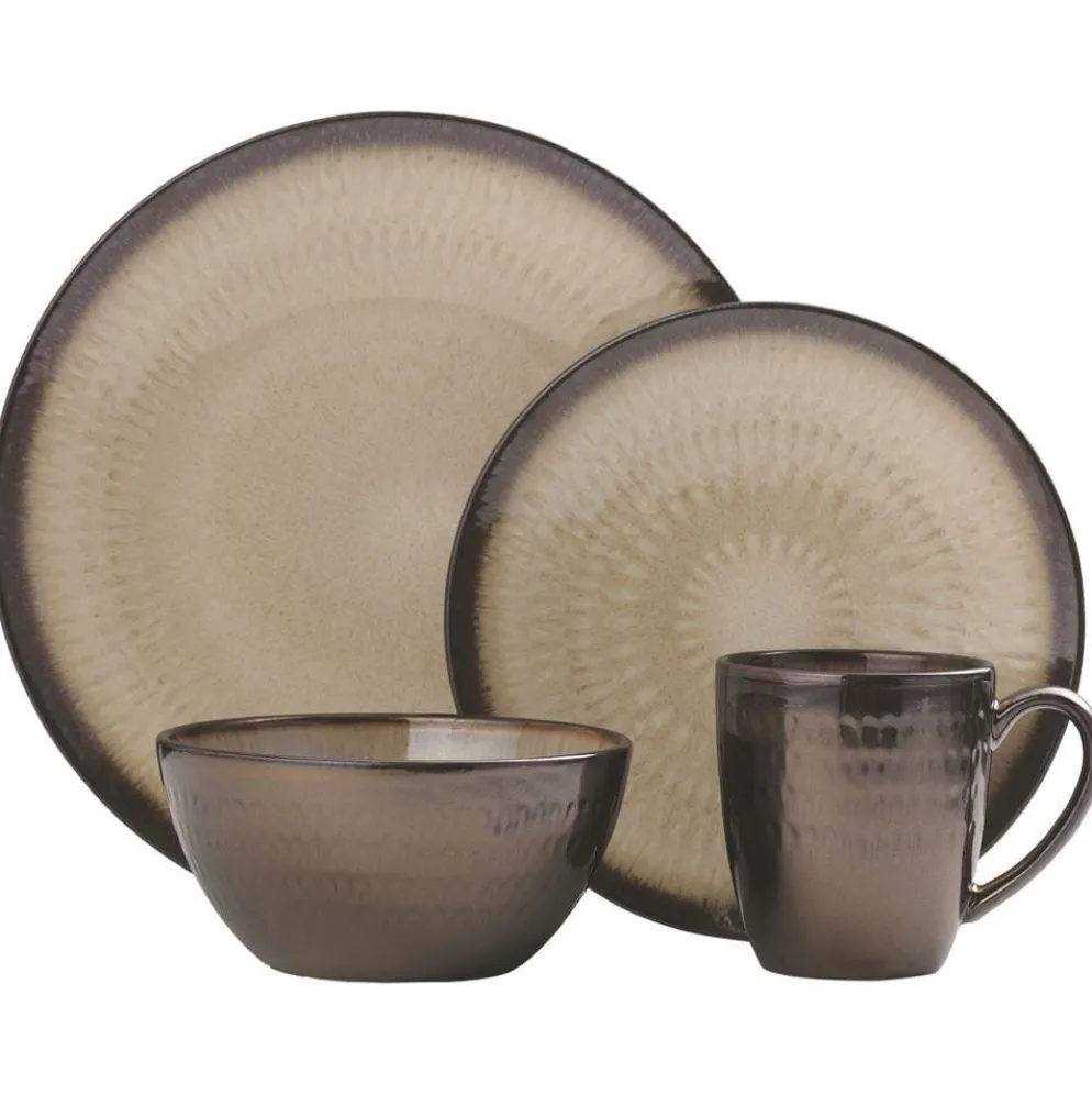 Anastasia Cream 16 Piece Dinnerware Set, Service for 4