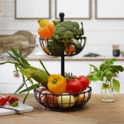 Anvil Cage 2 Tier Storage Basket