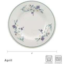 April Salad Plate