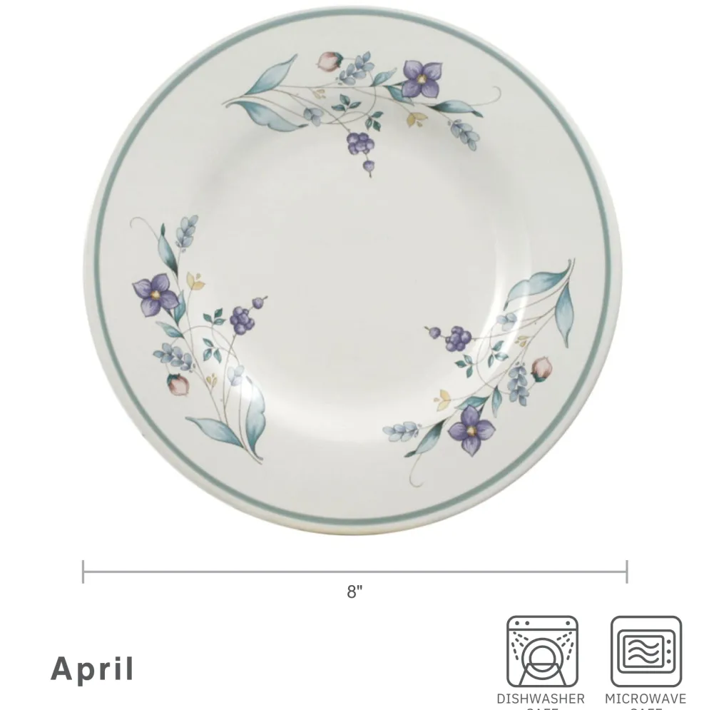 April Salad Plate