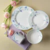 April Set of 4 Dinner Plates