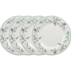April Set of 4 Dinner Plates