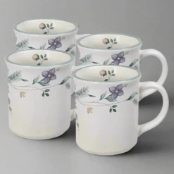 April Set of 4 Mugs