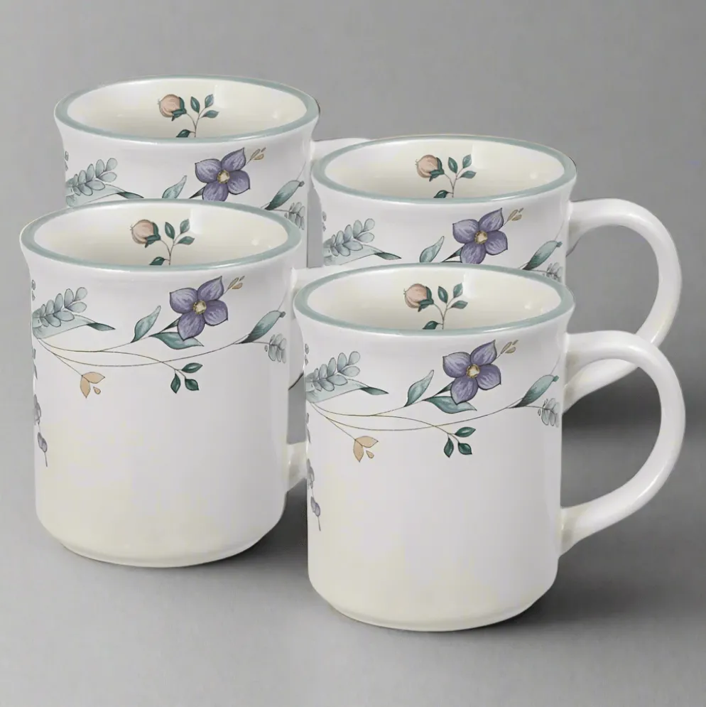 April Set of 4 Mugs