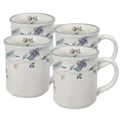 April Set of 4 Mugs