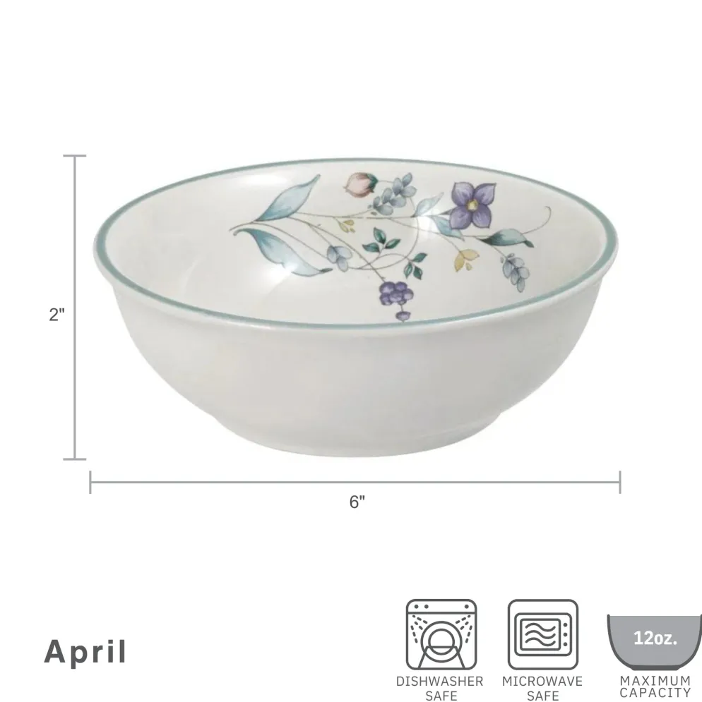April Set of 4 Soup Cereal Bowls