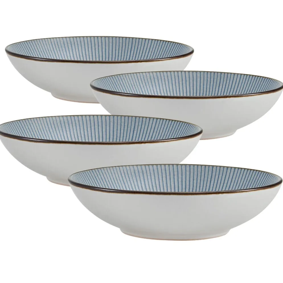 Arlie Blue Set of 4 Pasta Bowls