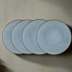 Arlie Blue Set of 4 Salad Plates