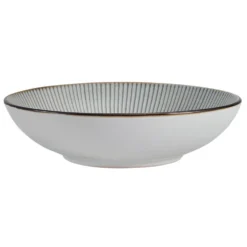 Arlie Gray 12 Piece Pasta Dinnerware Set, Service for 4
