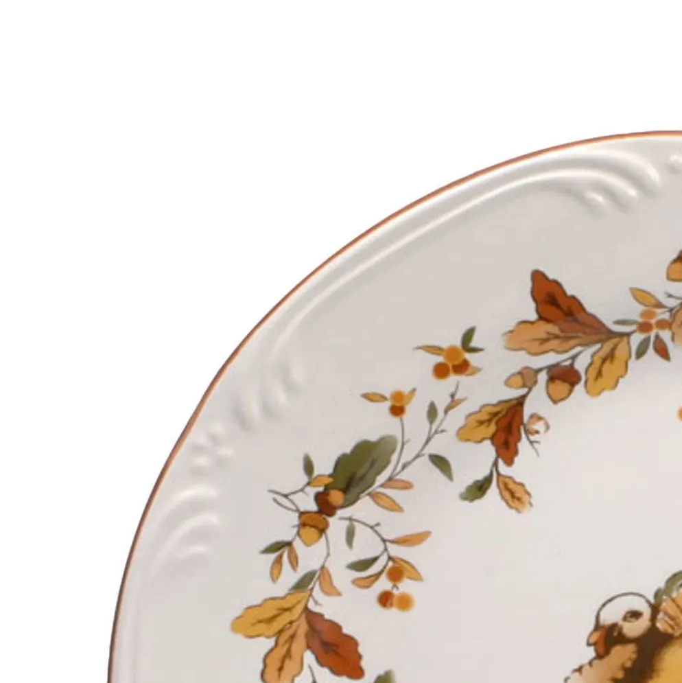 Autumn Berry™ Set of 4 Turkey Salad Plates
