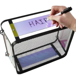 Ava Iridescent Stackable Storage Basket