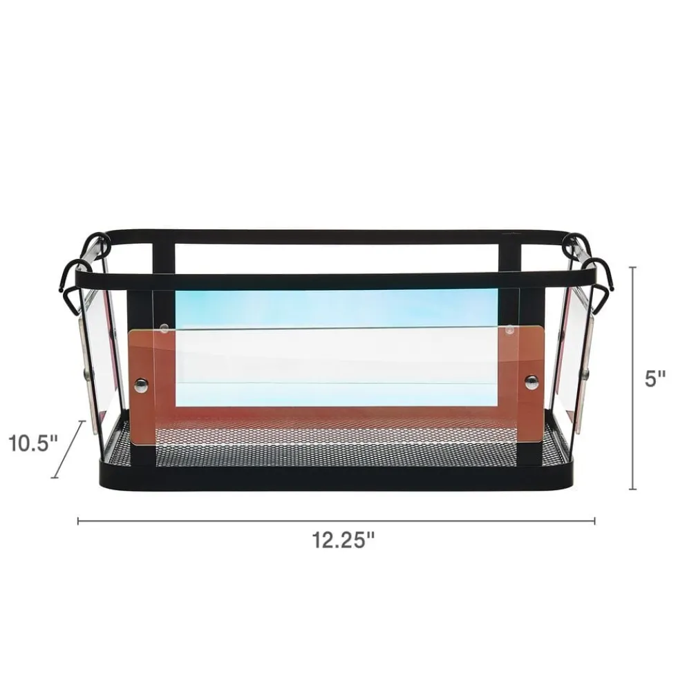 Ava Iridescent Stackable Storage Basket