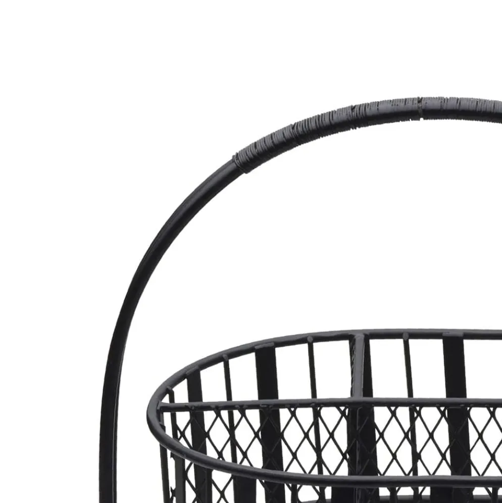Band and Stripe Swivel Hostess Buffet Storage Caddy