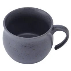 Black Speckled Jumbo Soup Mug