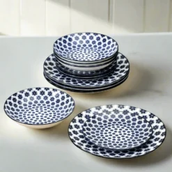Blooming Delight 12 Piece Dinnerware Set, Service for 4