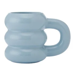 Blue Rounded Cloud Mug