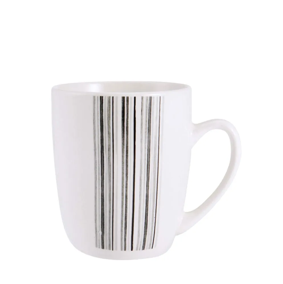 Brushed Lines 16 Piece Dinnerware Set, Service for 4
