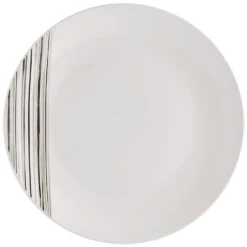 Brushed Lines 16 Piece Dinnerware Set, Service for 4