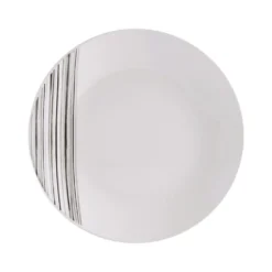 Brushed Lines 16 Piece Dinnerware Set, Service for 4
