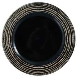 Bryson Black 16 Piece Dinnerware Set, Service for 4