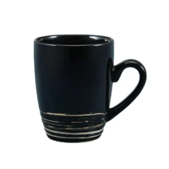 Bryson Black 16 Piece Dinnerware Set, Service for 4
