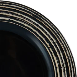 Bryson Black 16 Piece Dinnerware Set, Service for 4