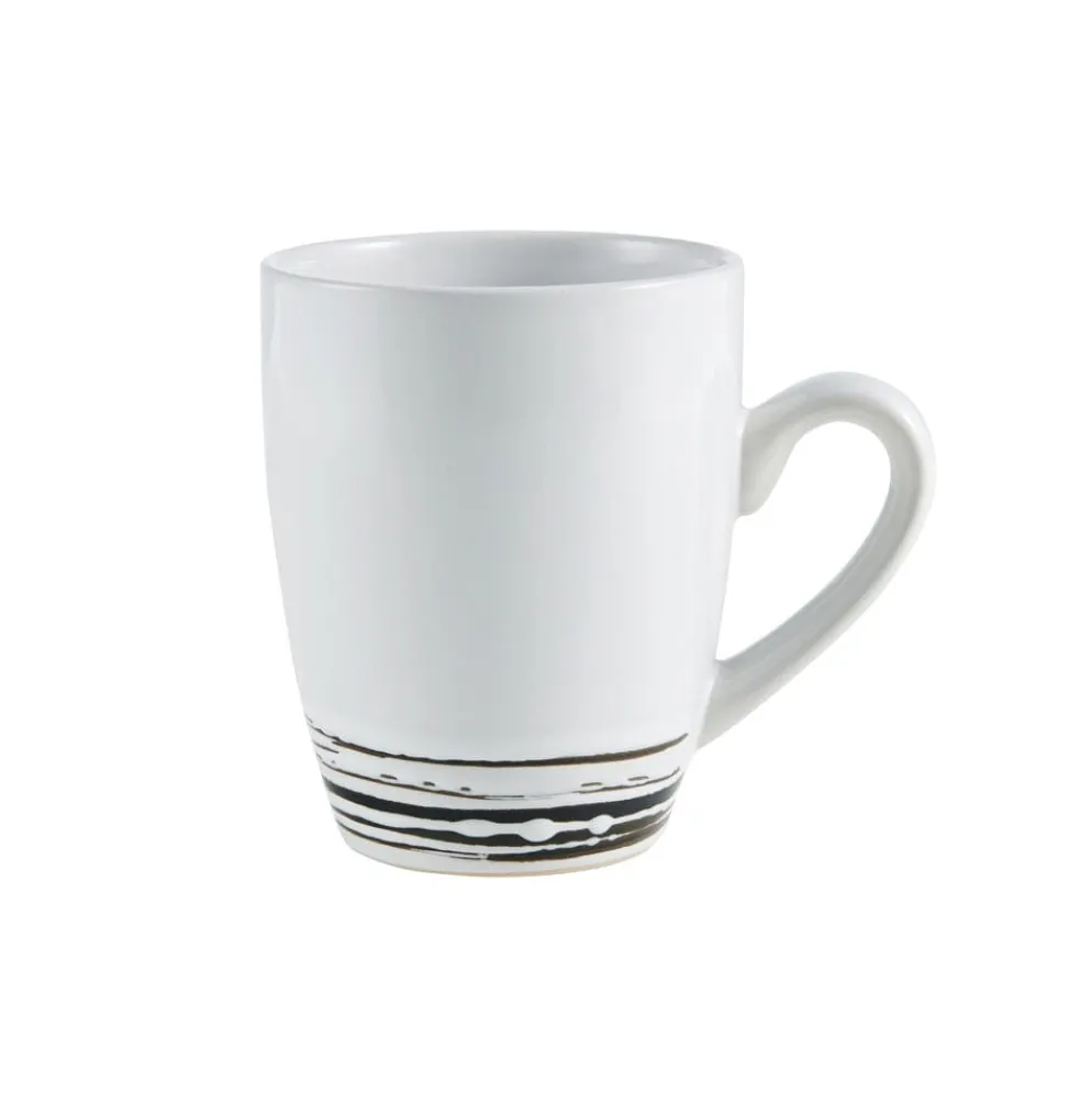 Bryson White 16 Piece Dinnerware Set, Service for 4