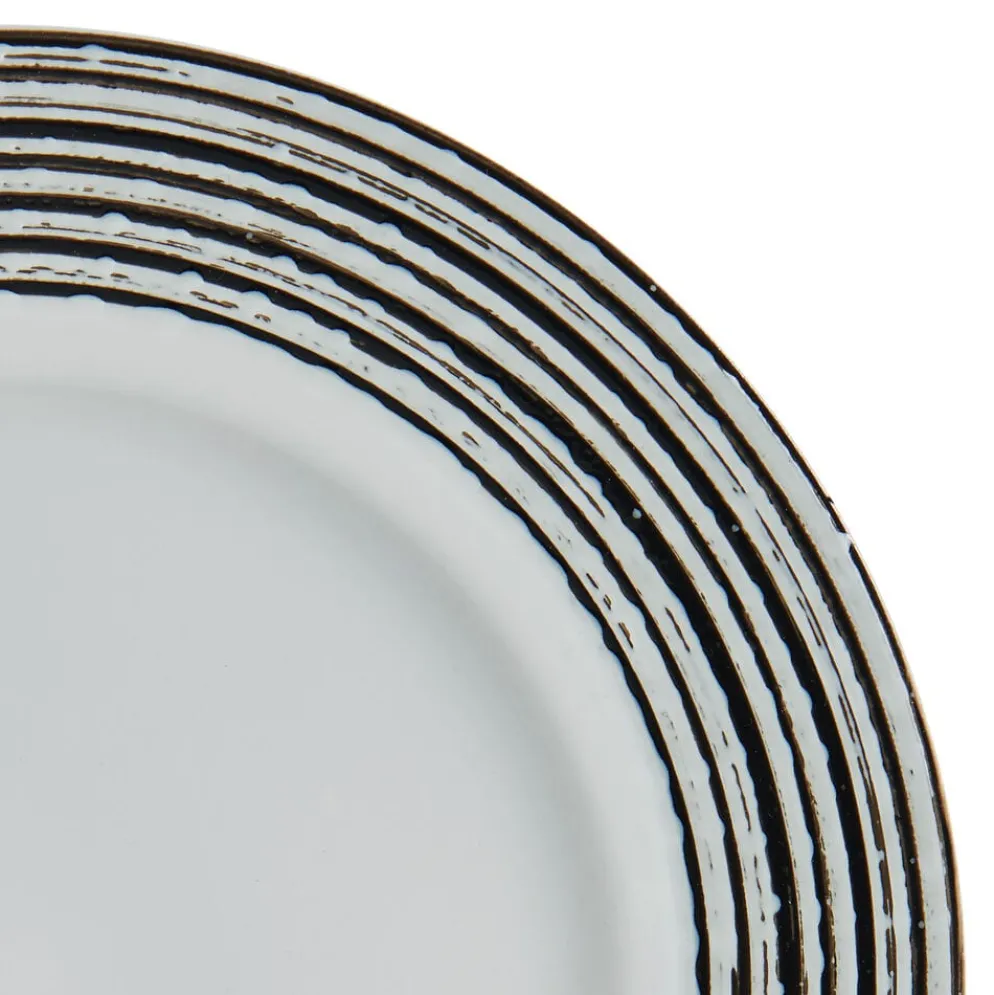 Bryson White 16 Piece Dinnerware Set, Service for 4
