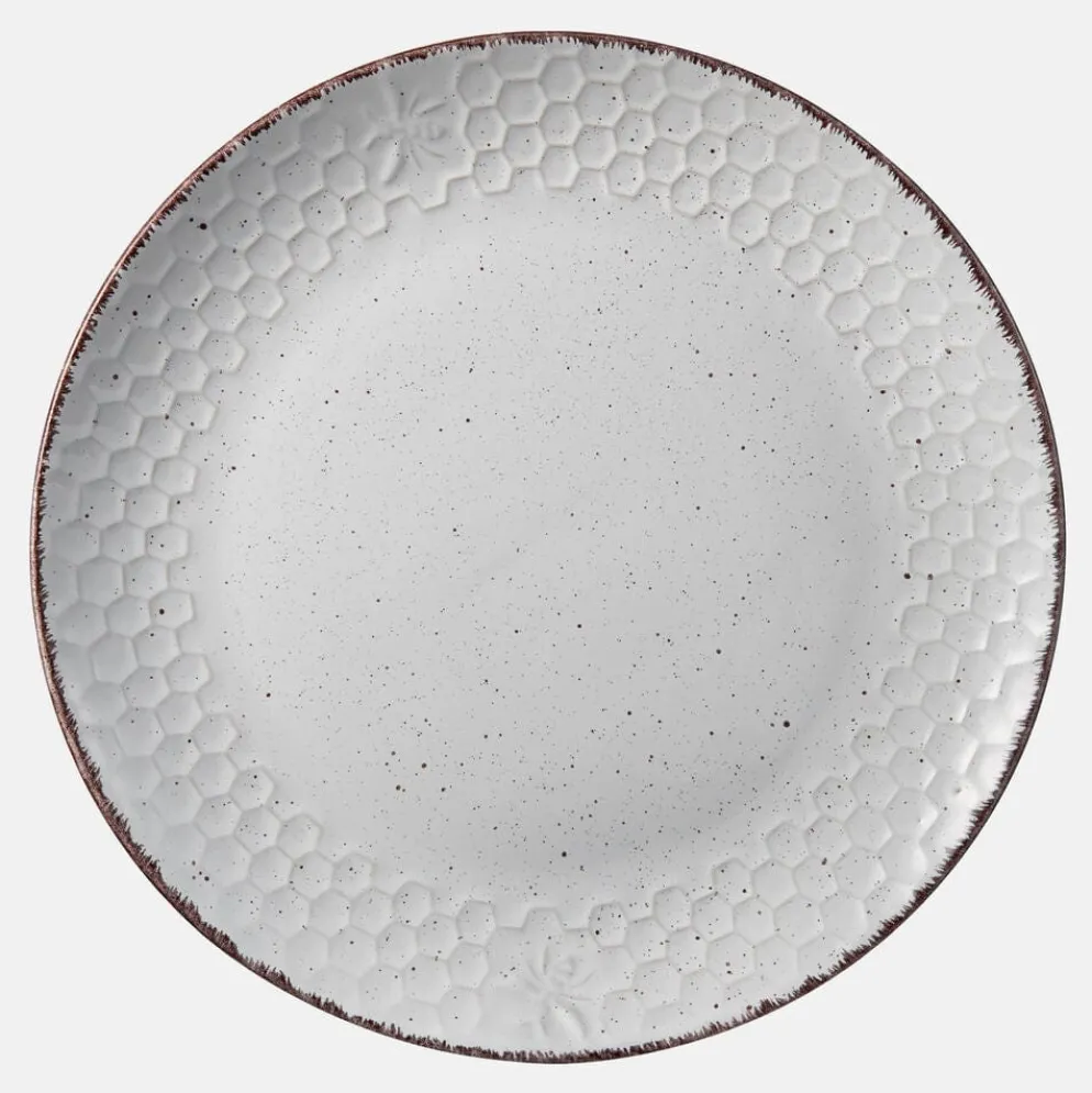 Bumble Bee White 16 Piece Dinnerware Set, Service for 4