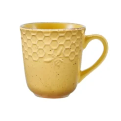 Bumble Bee Yellow 16 Piece Dinnerware Set, Service for 4