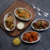 Burrito Set of 4 Small Oval Bowls