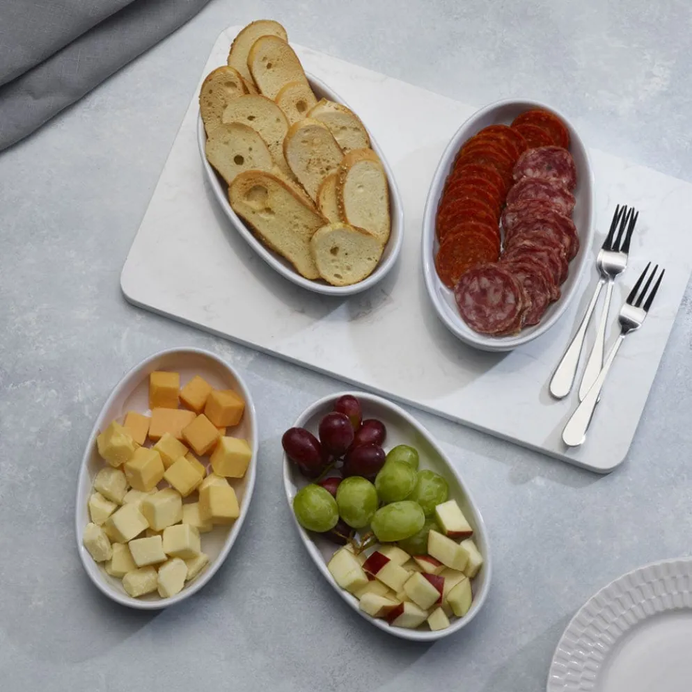 Burrito Set of 4 Small Oval Bowls