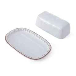 Canyon Bead Covered Butter Dish