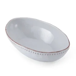 Canyon Bead Oval Serve Bowl