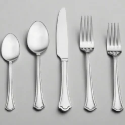 Capri Frost 53 Piece Flatware Set, Service for 8