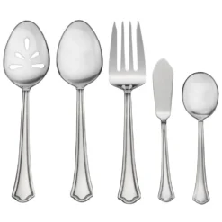 Capri Frost 53 Piece Flatware Set, Service for 8
