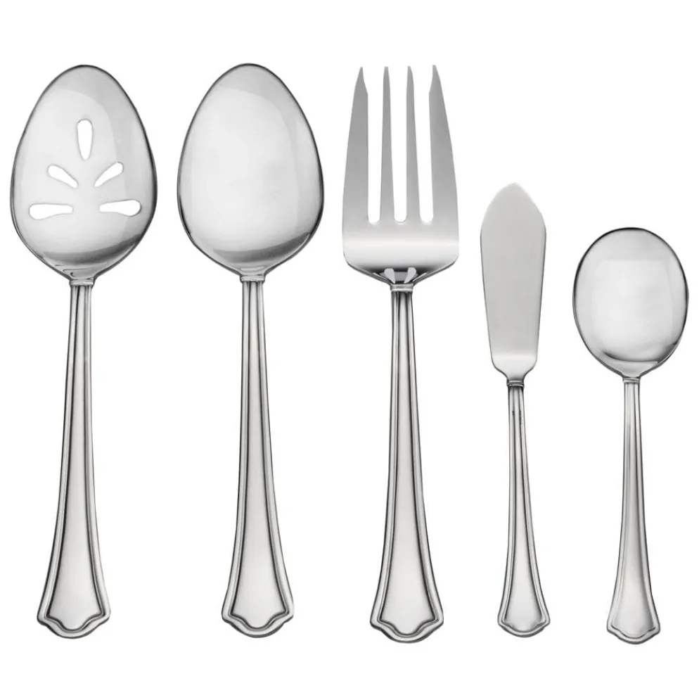 Capri Frost 53 Piece Flatware Set, Service for 8