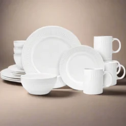 Cassandra 16 Piece Dinnerware Set, Service for 4
