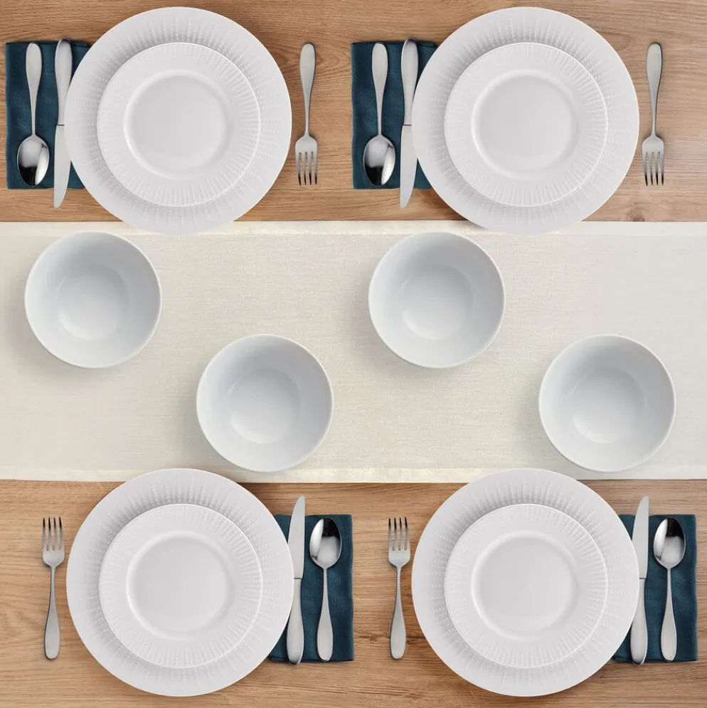 Cassie 12 Piece Dinnerware Set, Serivce for 4