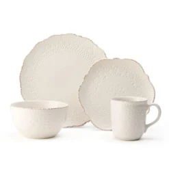 Chateau Cream 16 Piece Dinnerware Set, Service for 4